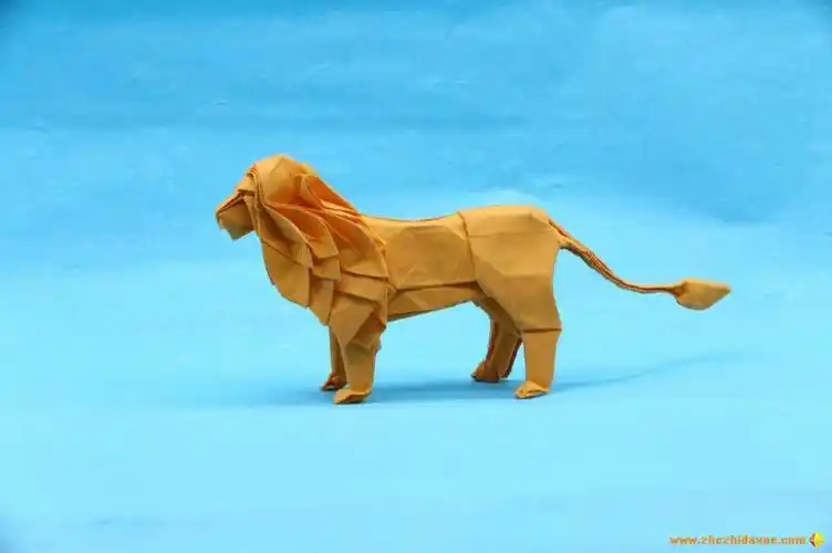 折纸狮子辛巴来了