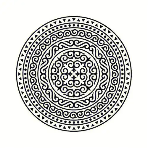 哈萨克族家中常见的花纹图案系列266