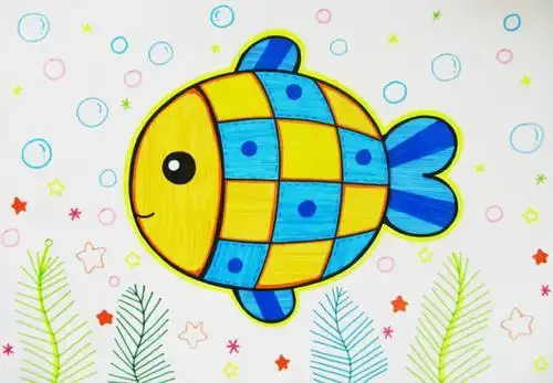 小班简笔画彩色图