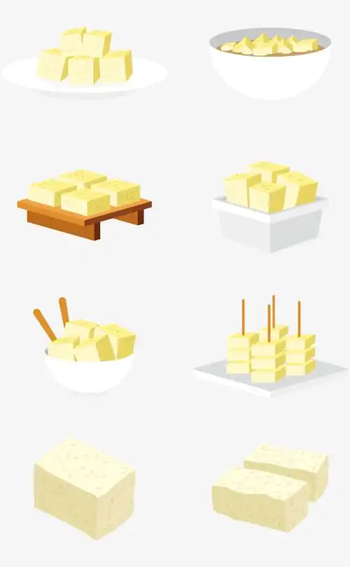卡通豆腐