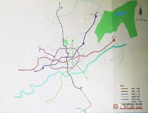 沈阳地铁5号线,最早的规划是1998年提出来的,当时规划了5条线路,总长