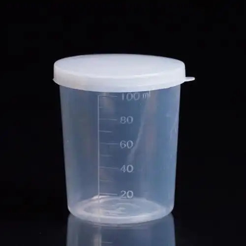 15ml20ml30ml毫升塑料量杯烧杯带刻度糖浆小量杯新pp料有盖子分装