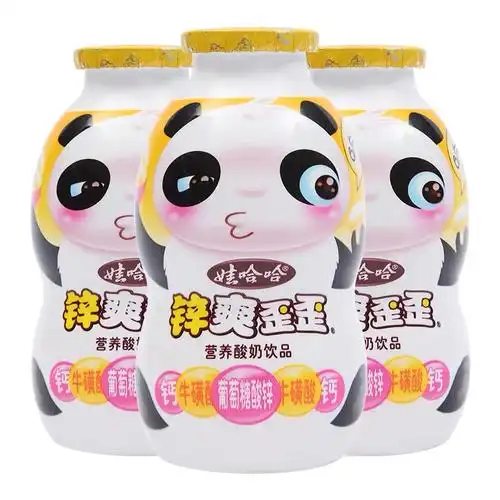 娃哈哈锌爽歪歪营养酸奶饮品200ml24瓶整箱箱包含乳饮料
