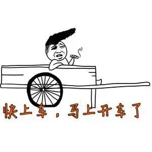 老司机要开车了,快上车表情包