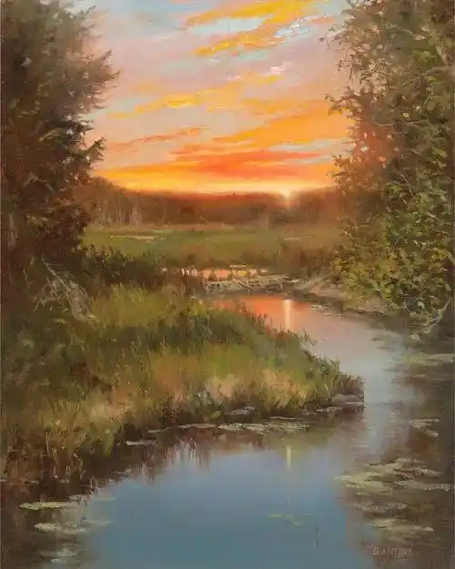 加拿大女画家安塔亚的绮丽多姿的田园风景油画太美了