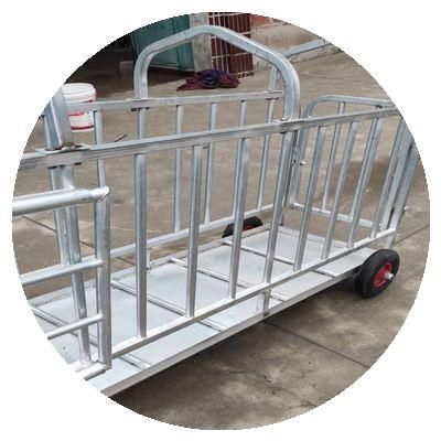 新品搬运运输车商用多功能装猪笼猪笼子母猪专用育肥猪过磅推拉车