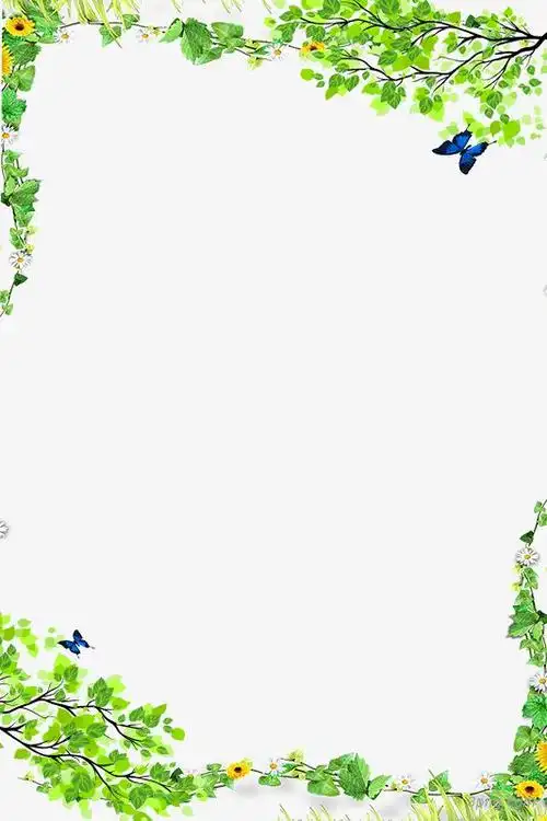 2018年店铺春季促销海报边框png素材透明免抠图片-节日元素