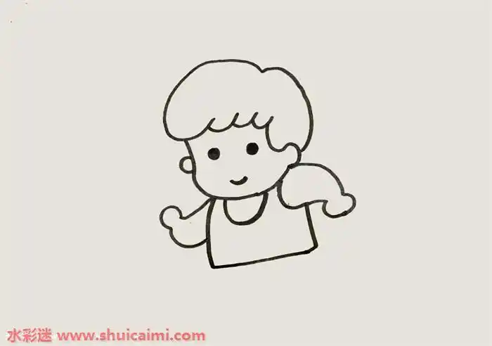 跑步的小男孩怎么画跑步的小男孩简笔画简单彩色