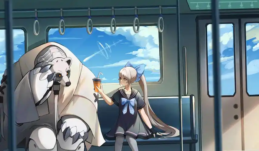 第一期视频封面[战双_闪亮],是少女七实和马丁的合影![战双_打call]