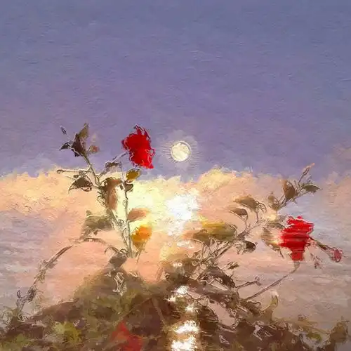 油画背景 背景图 朋友圈背景