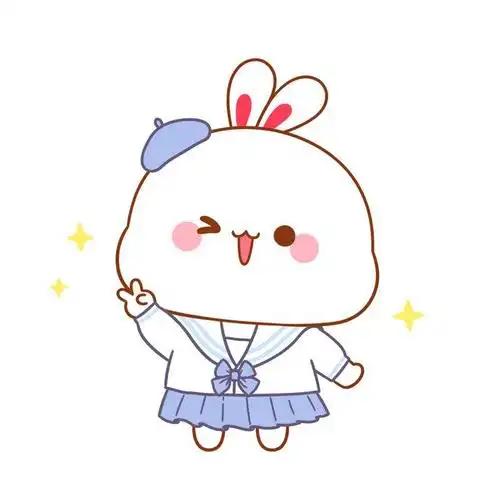 可爱兔子头像卡通图片,萌兔子图片