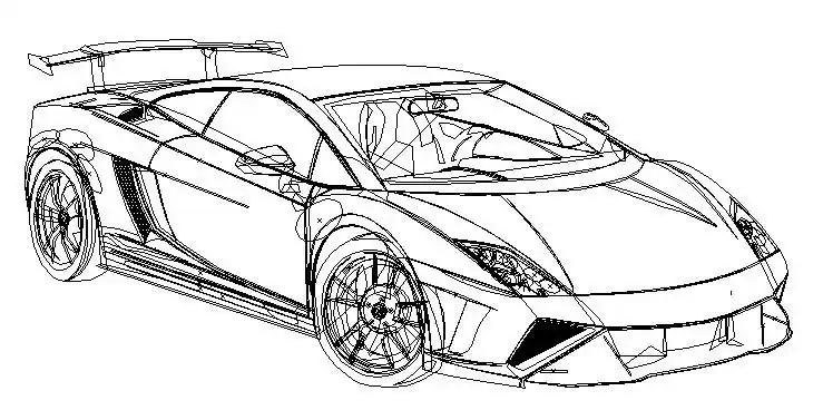绘图练习--兰博基尼