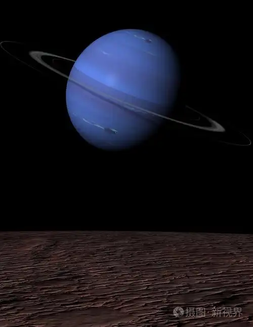 海王星上升超过海神肖像
