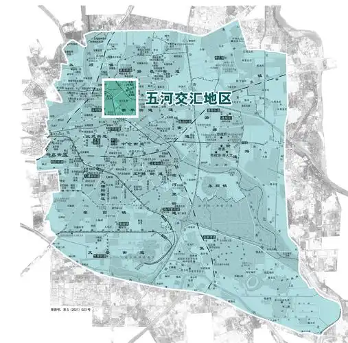 天空之眼俯瞰北京城市副中心五河交汇看一甲子变迁