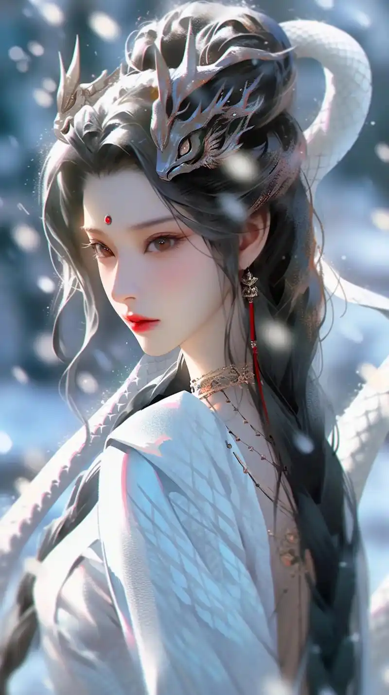 古风汉服穿搭.这样的白蛇你们喜欢吗?