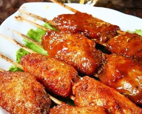 烤鸡翅串