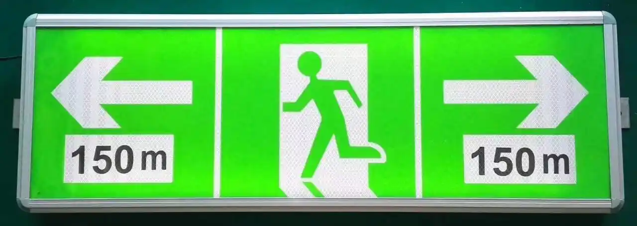 隧道电光疏散标志led安全出口指示灯隧道应急诱导灯隧道避灾引导灯