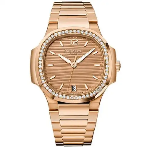百达翡丽高仿腕表 pf百达翡丽运动系列7118 玫瑰金女表