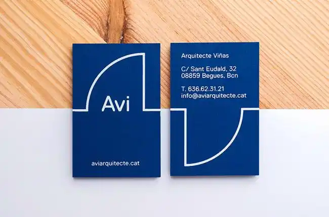 建筑师vinas个人创意名片设计