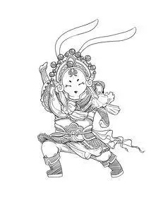 兔儿爷简笔画 兔儿爷简笔画怎么画