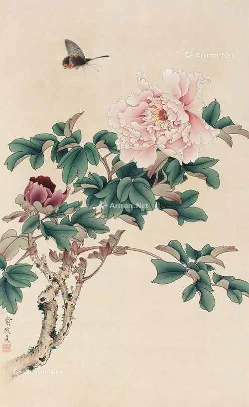 俞致贞工笔牡丹作品欣赏(二)