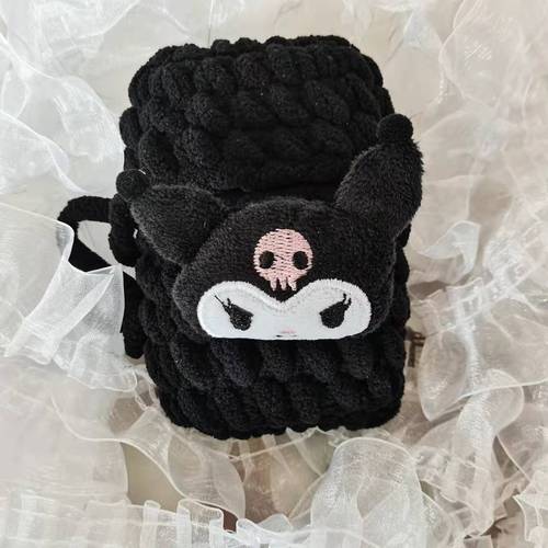 网红同款手工编织可爱小熊烟盒软硬毛线套成品送男友