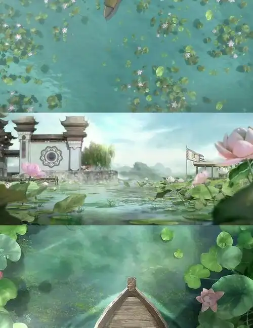 魔道祖师中那些极美的风景云梦的莲花太惊艳