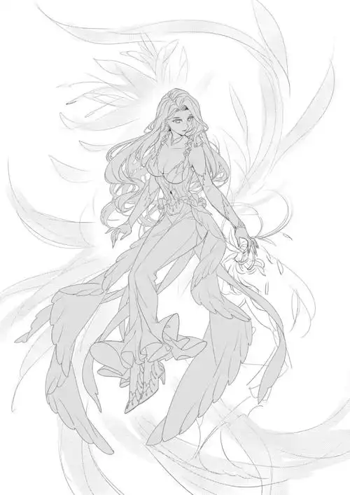 斗罗大陆线稿橡皮章素材