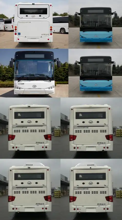 海格牌klq6129gahevc6k插电式混合动力城市客车公告图片