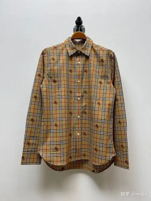 巴宝莉战马格子衬衫 - 知乎