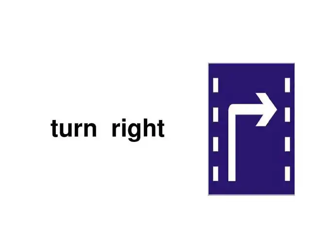 turn right