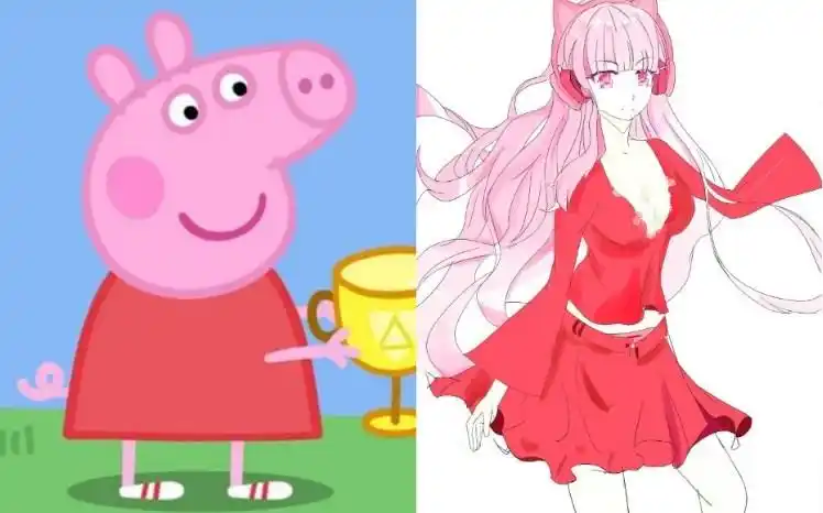 小猪佩奇拟人化乔治秒变萌系男孩网友终于对佩奇下手了