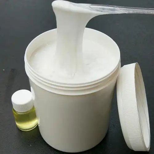 乳白色抗撕模具胶 乳白色耐高温液体硅橡胶 手办翻模液体硅胶
