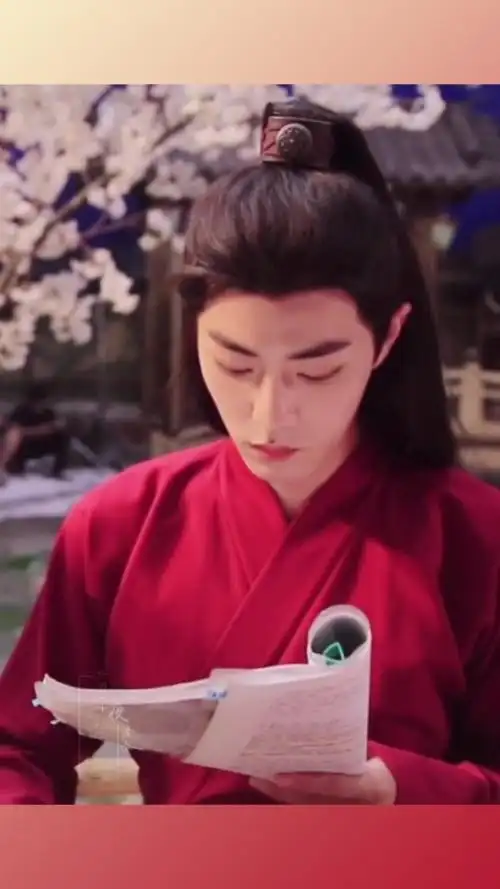 肖战穿红色打底衣的肖战真帅这是古代女子看了都想以身相许的美貌