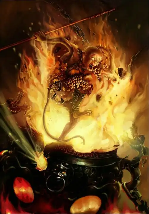 【怒波·鱼】:插画家张墨一《西游记》