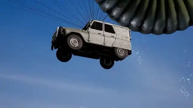 绝地求生吃鸡信号枪正式服上线,空投扔下来个大家伙