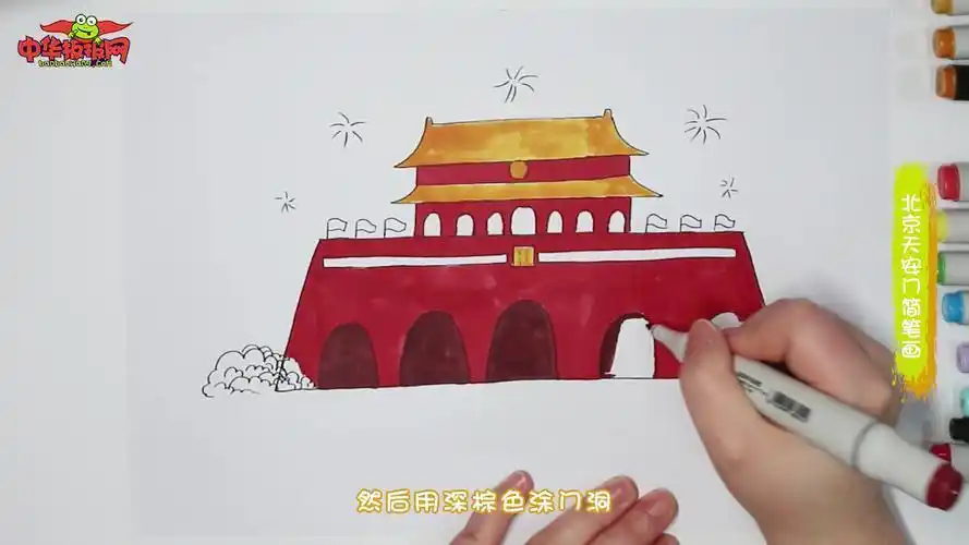 天安门简笔画儿童儿童简笔画天安城门儿童画我爱北京天安l简笔画
