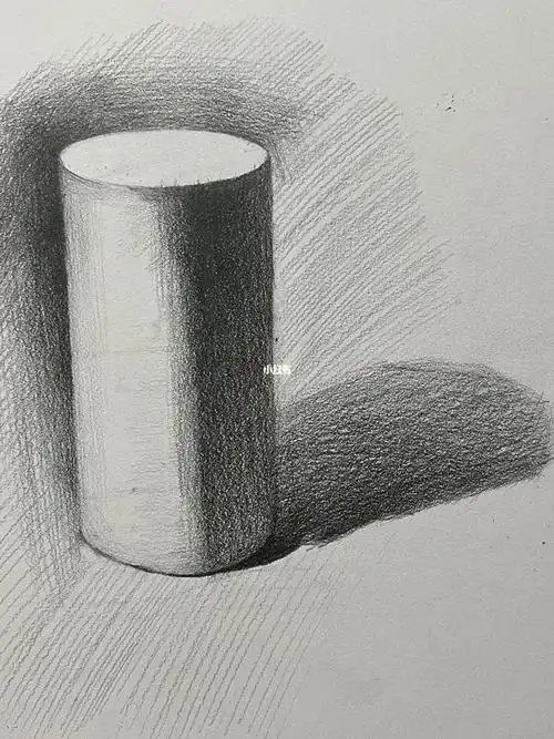 光影素描day8圆柱体