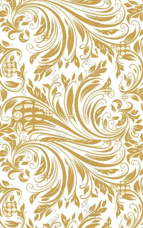 金色华美欧式花纹