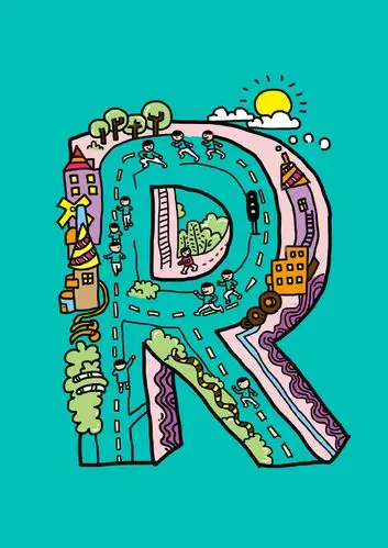 r字儿童画|插画|新锐潮流插画|georgychou - 原创作品 - 站酷 (zcool)