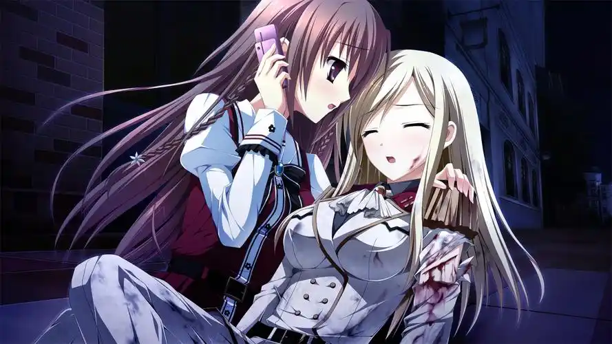 求二次元姐妹图片