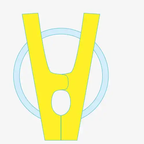 衣服夹子手绘简图