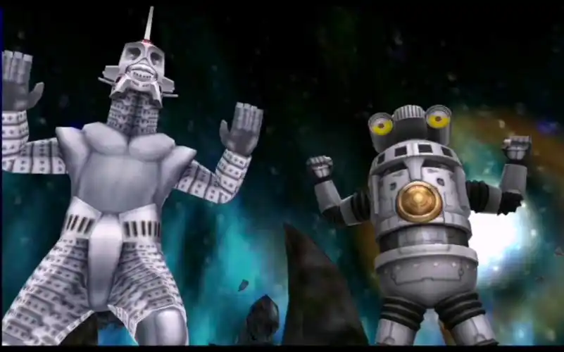 奥特曼融合激战 军械库两大特空机 赛文加和乌英达姆一起战斗