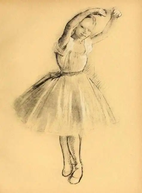 1834—1917.印象派画家)的速写,手稿欣赏