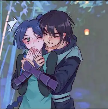 在一个寒冷的夜晚……柒抱住了梅花十三.