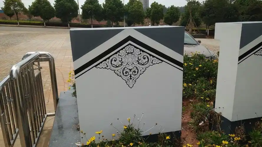 白族民居白族文化墙体彩绘彩画装饰白族建筑山墙画