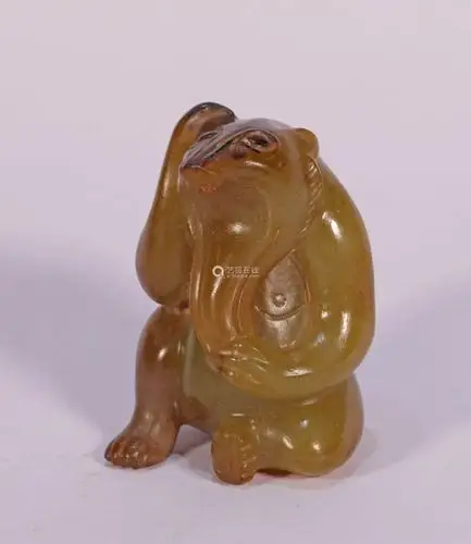 6868lot032368汉代玉熊