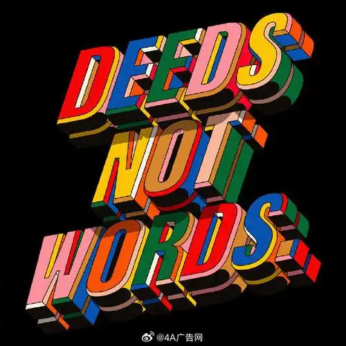 色彩斑斓的英文字效设计欣赏,来自设计师andrew footit!#海报设计