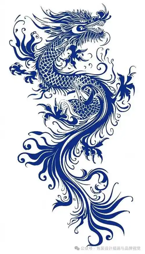 青花瓷古典花纹#花纹设计 古典美学