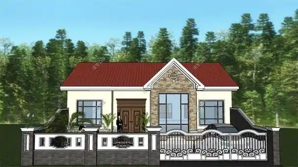 农村院内自建养老房,平层14米x10米,平面图这样布置好不好?